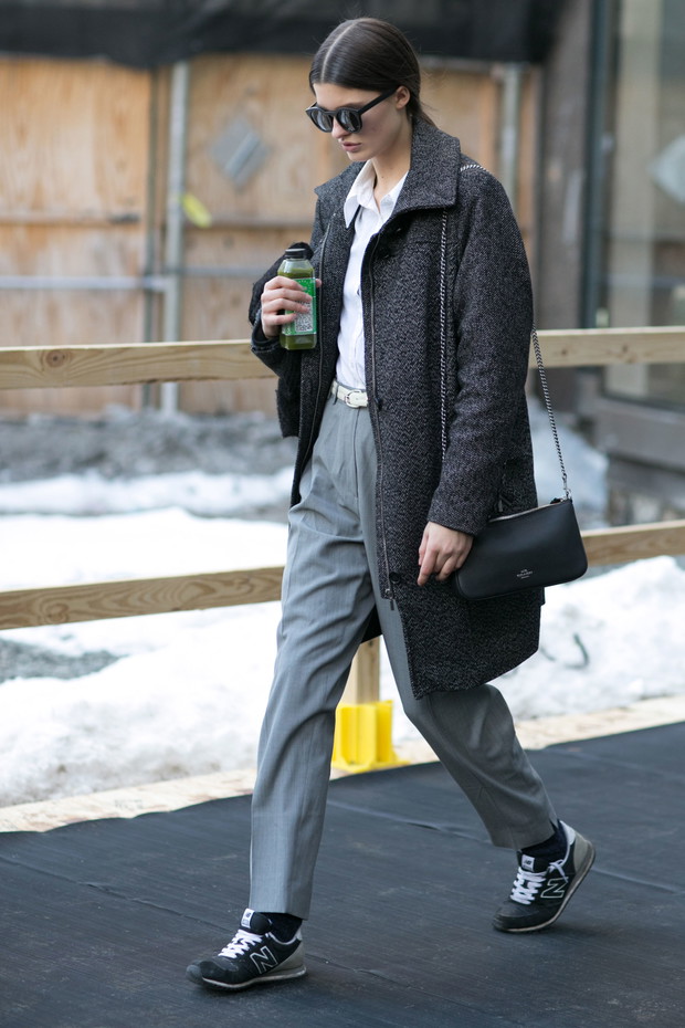 Street fashion: modelki off duty w Nowym Jorku