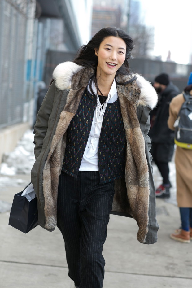 Street fashion: modelki off duty w Nowym Jorku