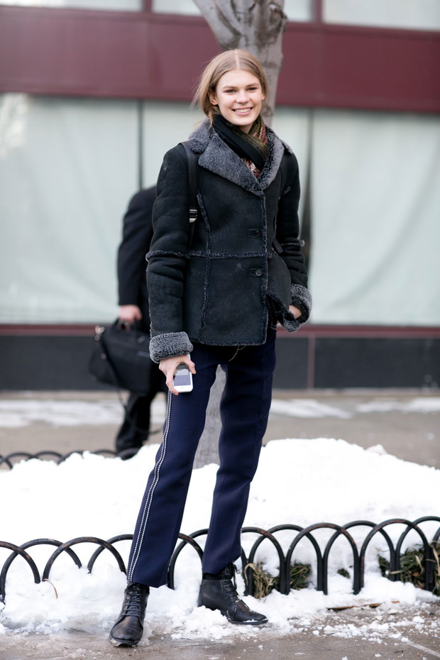 Street fashion: modelki off duty w Nowym Jorku