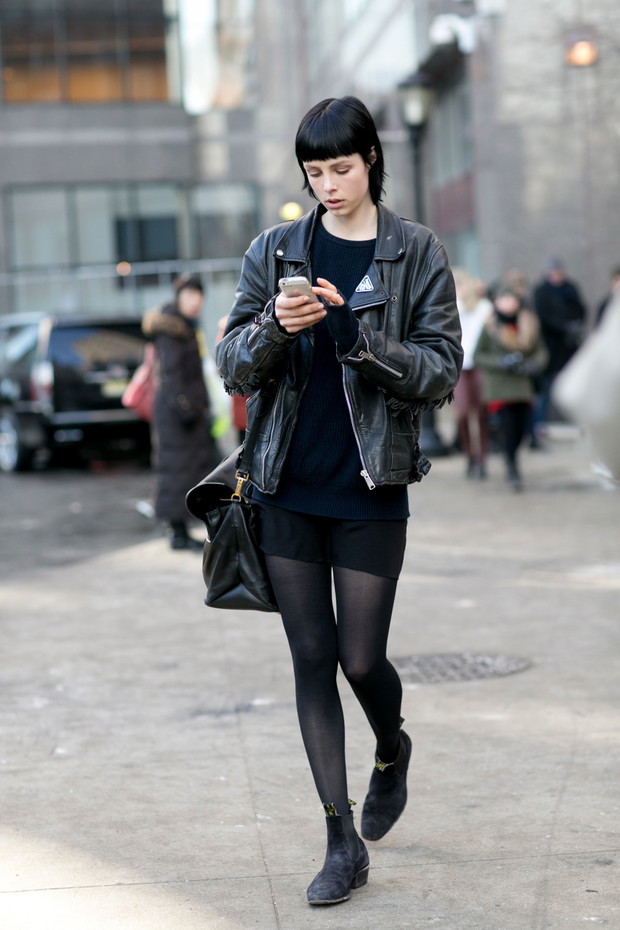 Street fashion: modelki off duty w Nowym Jorku