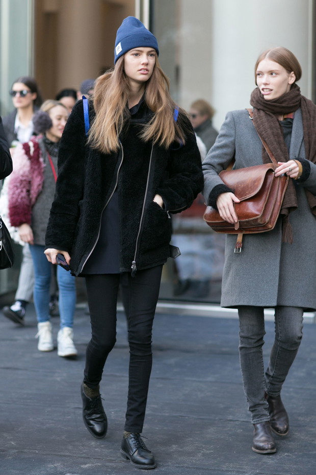 Street fashion: modelki off duty w Nowym Jorku
