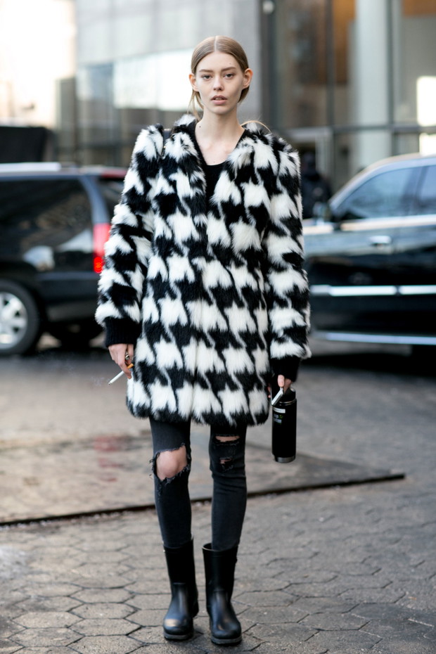 Street fashion: modelki off duty w Nowym Jorku
