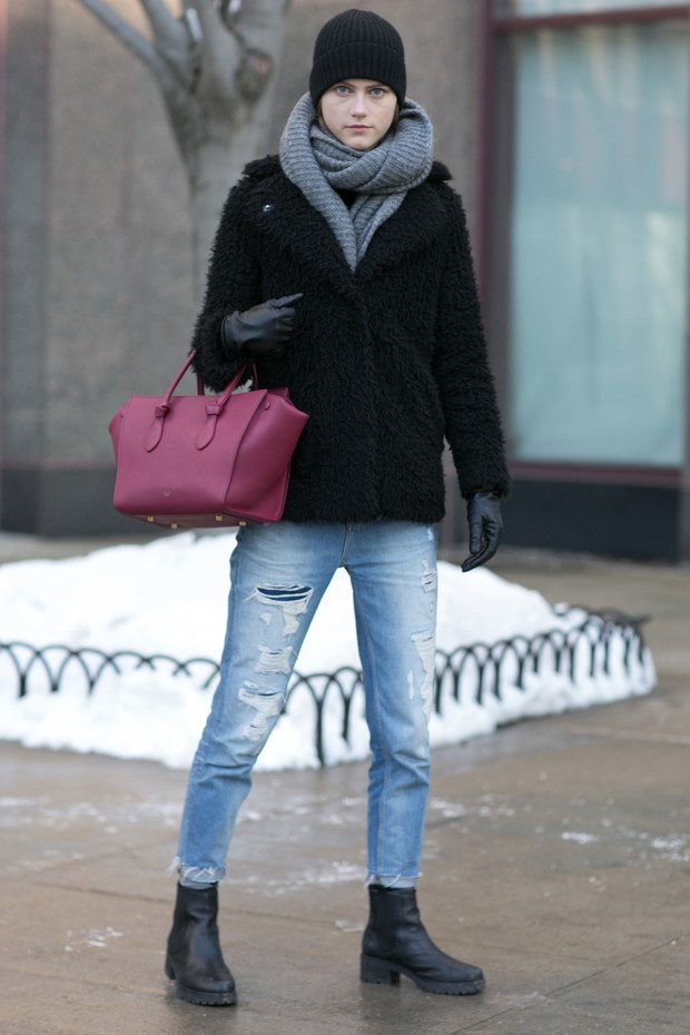 Street fashion: modelki off duty w Nowym Jorku