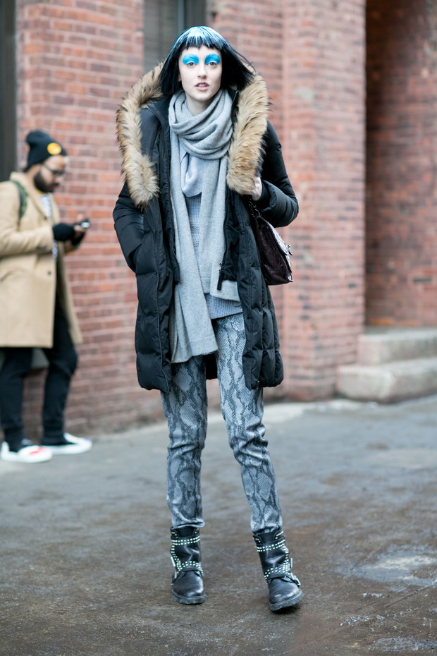 Street fashion: modelki off duty w Nowym Jorku