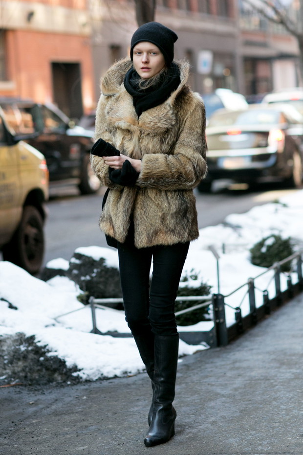 Street fashion: modelki off duty w Nowym Jorku