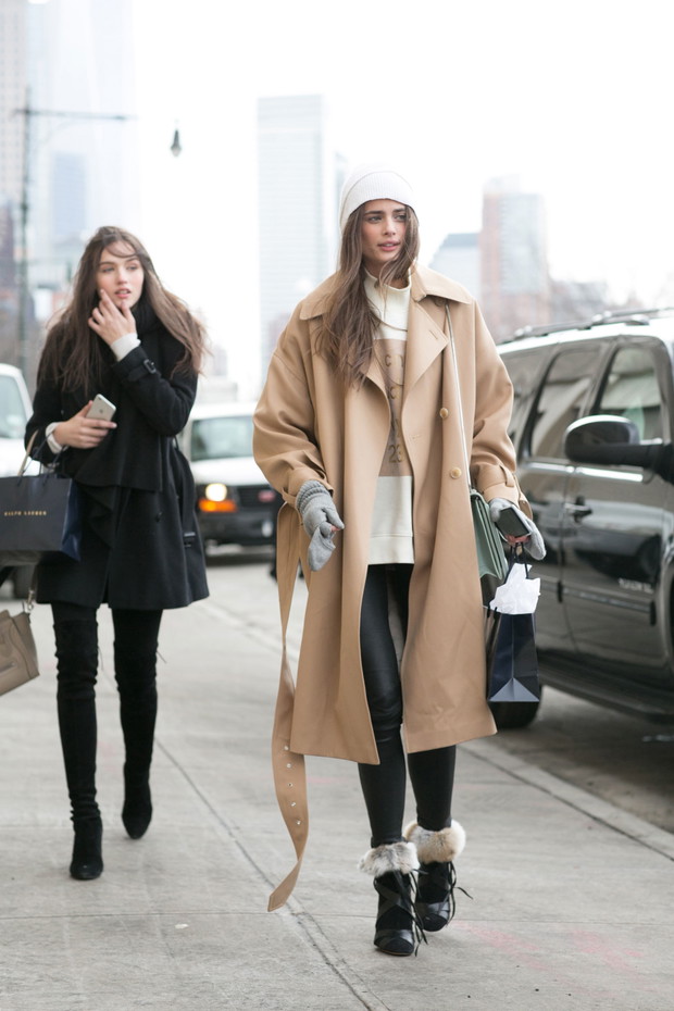 Street fashion: modelki off duty w Nowym Jorku