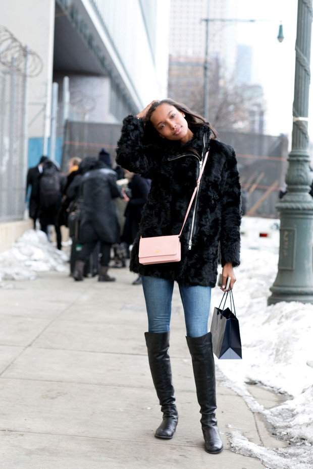 Street fashion: modelki off duty w Nowym Jorku