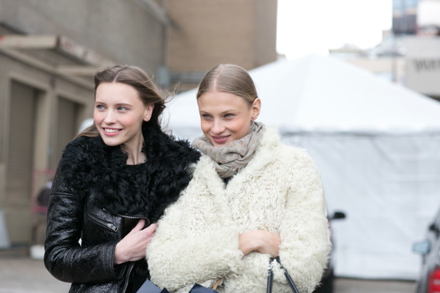 Street fashion: modelki off duty w Nowym Jorku