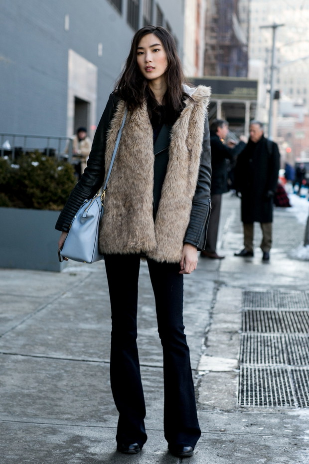 Street fashion: modelki off duty w Nowym Jorku