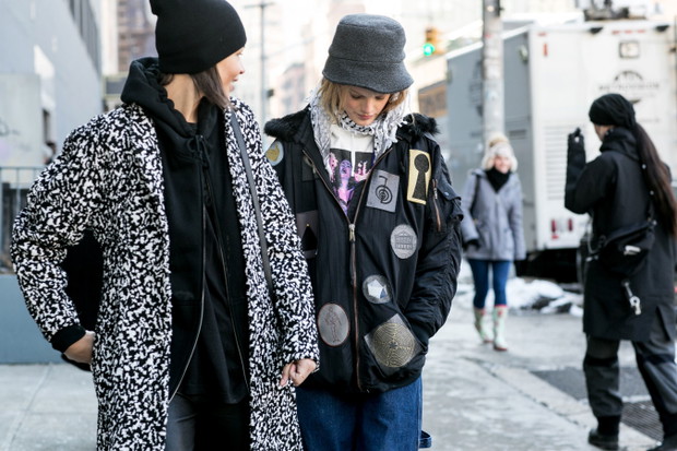 Street fashion: modelki off duty w Nowym Jorku