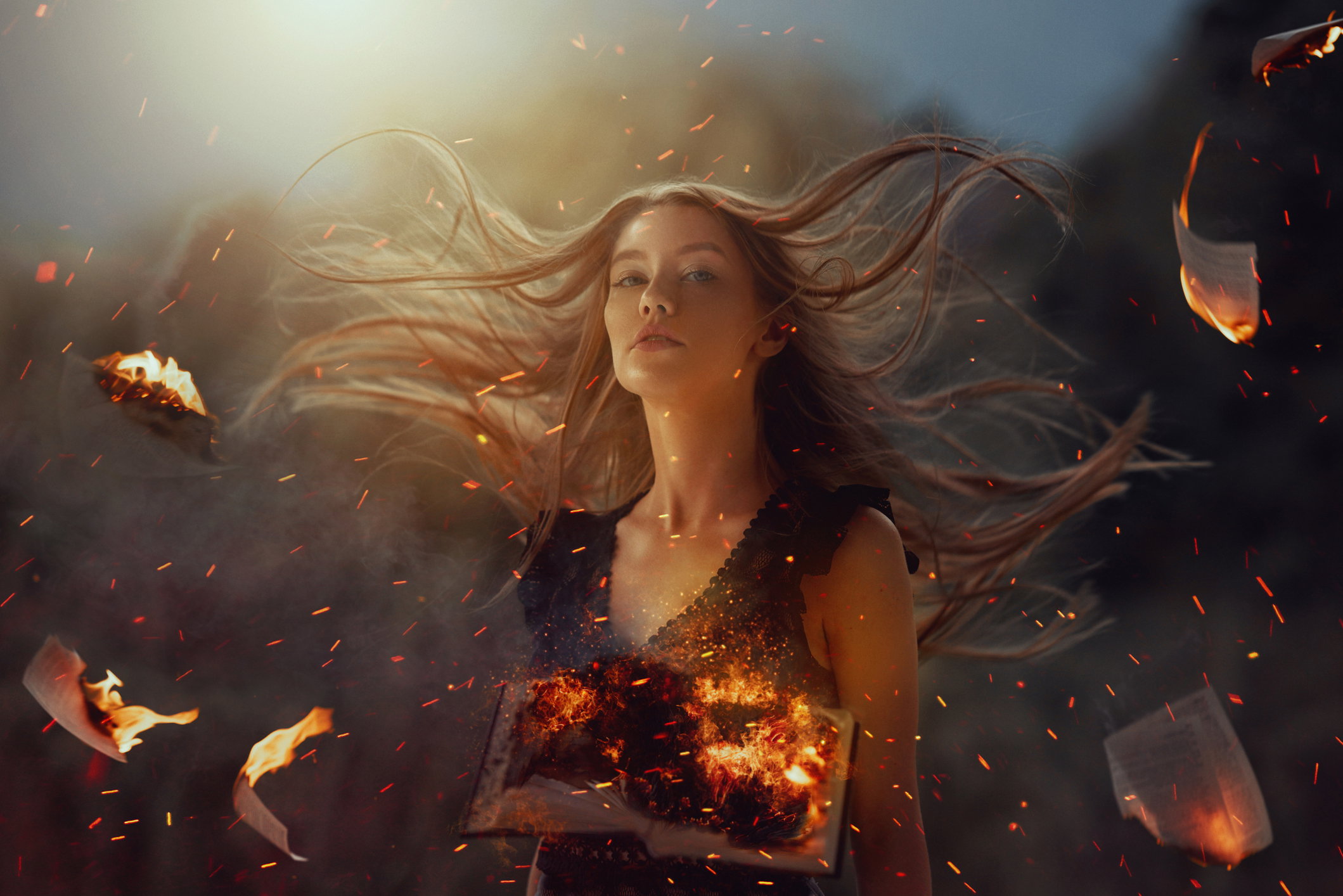 Burning pages of life