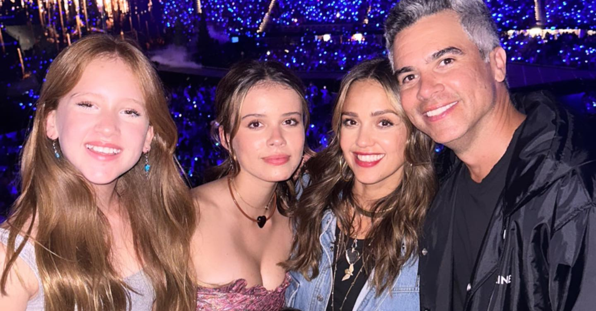 Jessica Alba z rodziną