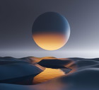 Abstract landscape scene for product display. 3d rendering.
