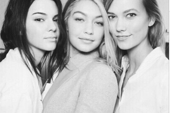 Kendall Jenner, Gigi Hadid i Karlie Kloss
fot. instagram.com/kendalljenner