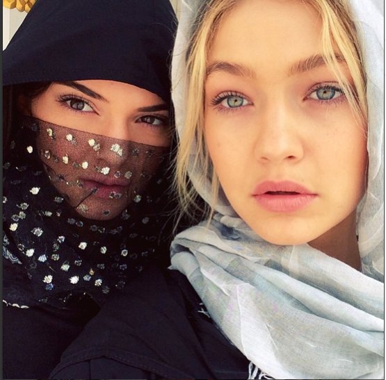 Gigi Hadid i Kendall Jenner fot. instagram.com/gigihadid