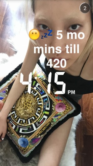 Trendsetterzy na snapchacie: Soo Joo Park, fot. snapchat
