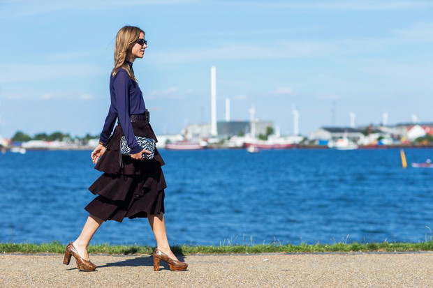 Street fashion z Copenhagen Fashion Week wiosna lato 2016