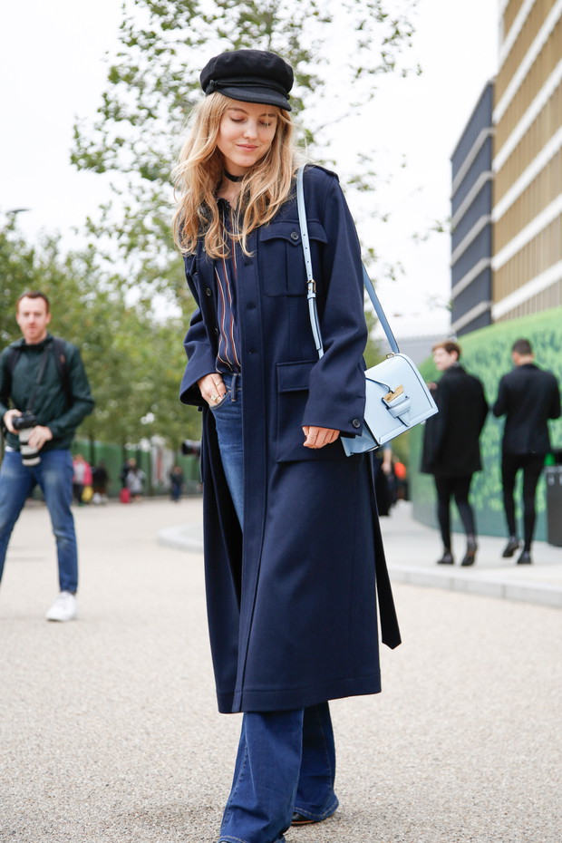 Street fashion na London Fashion Week