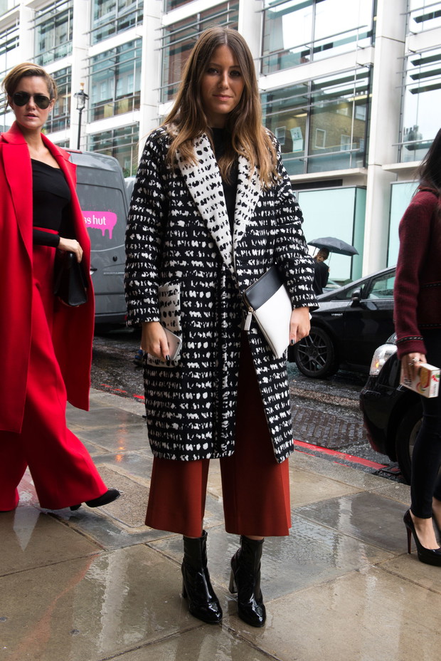 Street fashion na London Fashion Week