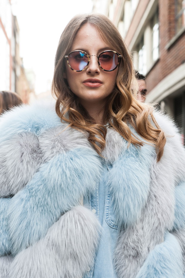 Street fashion na London Fashion Week