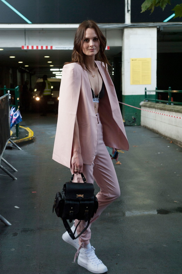 Street fashion na London Fashion Week