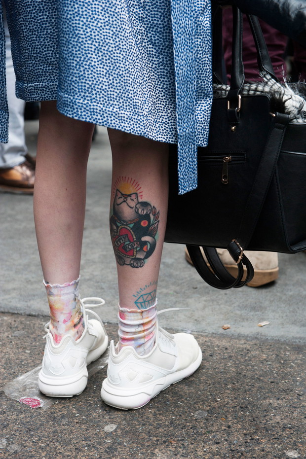 Street fashion na London Fashion Week