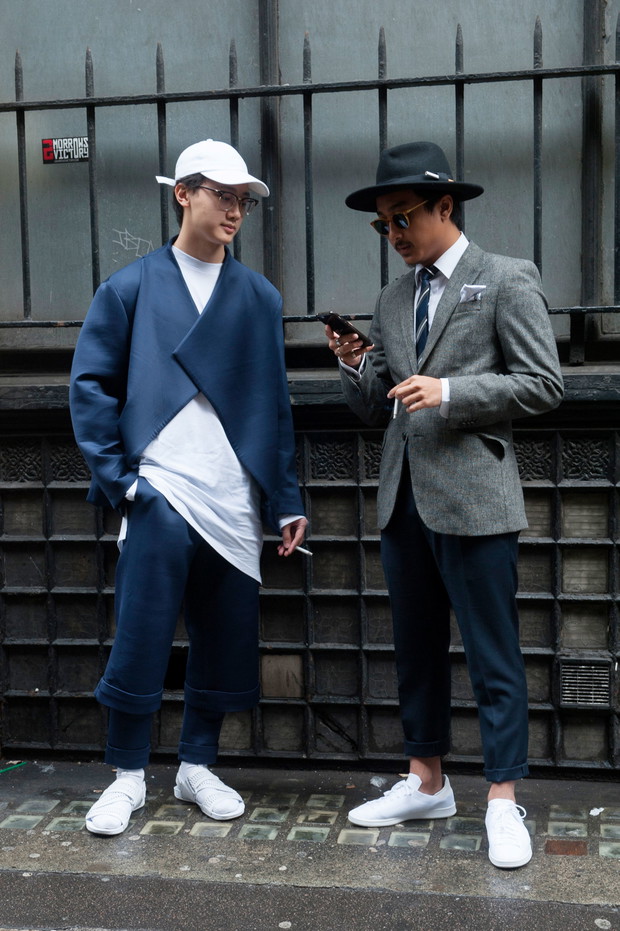 Street fashion na London Fashion Week