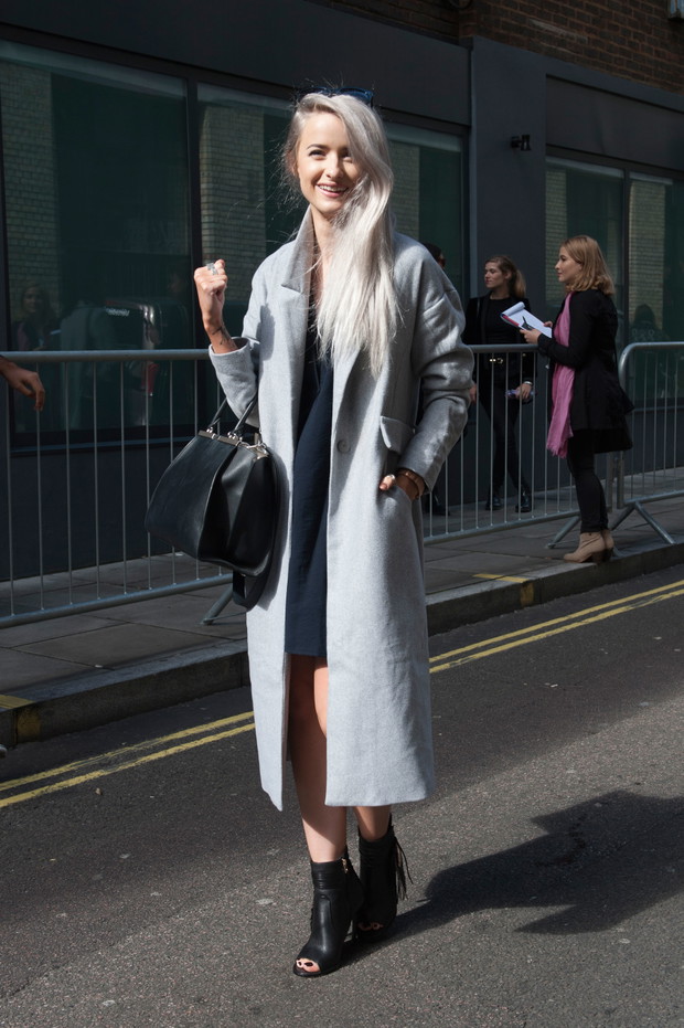 Street fashion na London Fashion Week