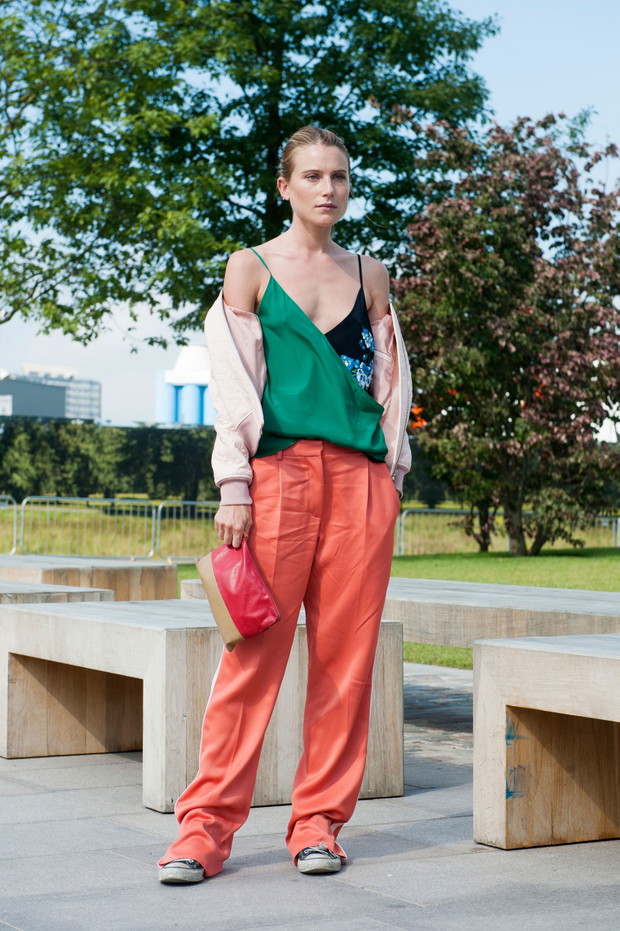 Street fashion na London Fashion Week