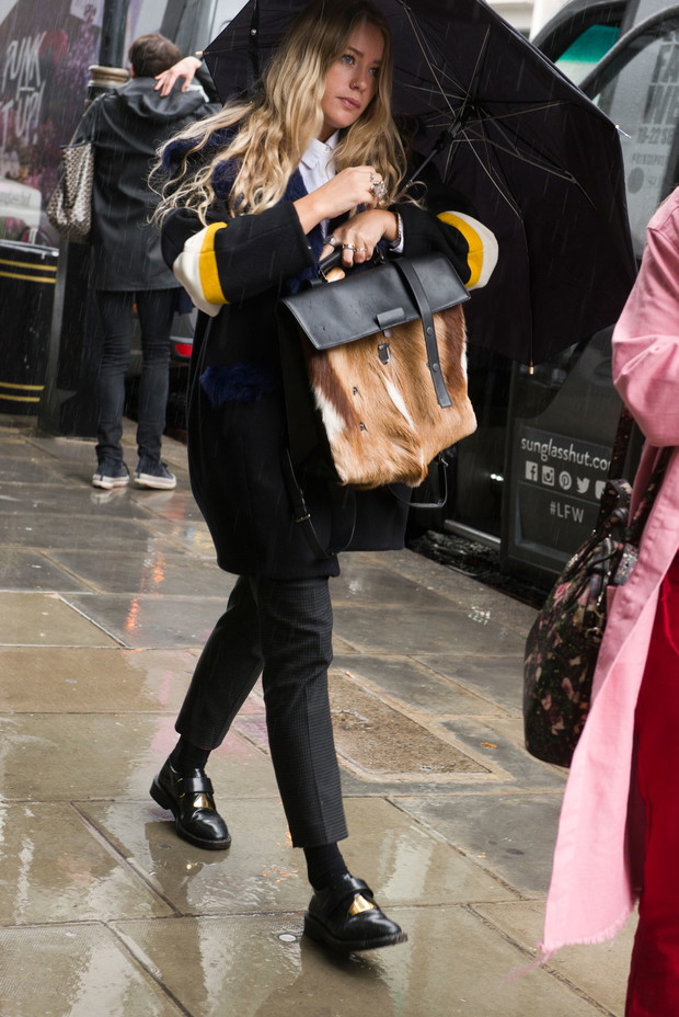 Street fashion na London Fashion Week