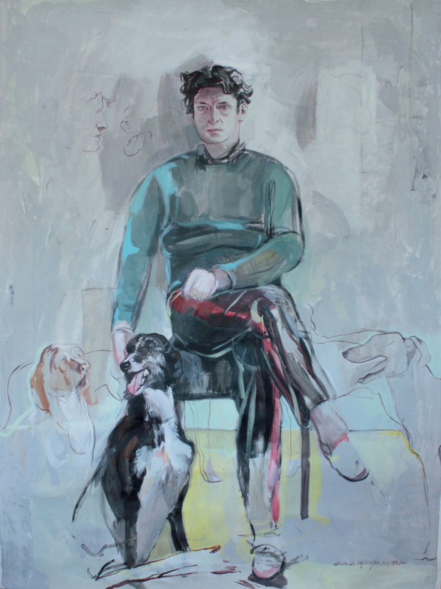 Laura La Wasilewska Freud and dog fot. mat. prasowe
