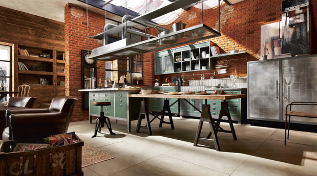 Loft - klimat fabryki we wnętrzu.