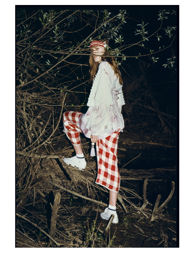 Bartek Wieczorek fotografuje kolekcję Domi Grzybek