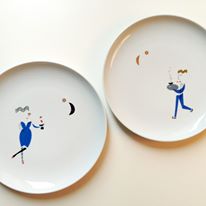 Talerz Look At Me Plates fot. www.facebook.com/lookatmeplates