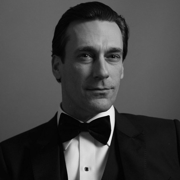 Złote Globy 2016: portrety zwycięzców autorstwa Inez & Vinoodh. Jon Hamm, fot. instagram inezandvinoodh