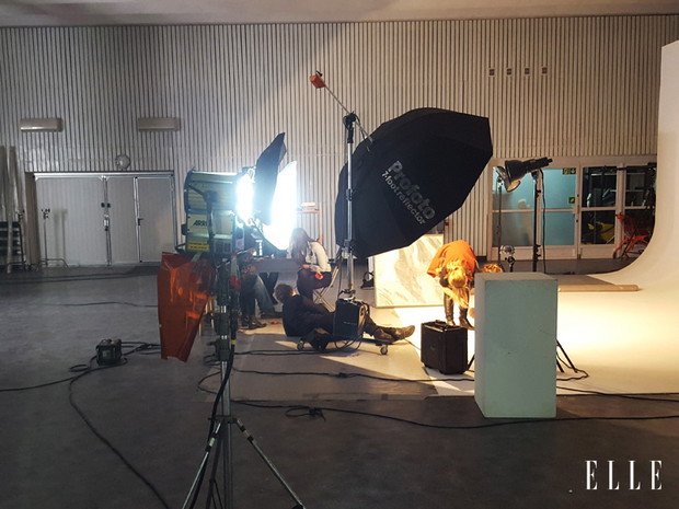 Backstage sesji okładkowej ELLE z Alą Sekułą!