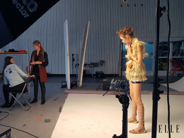 Backstage sesji okładkowej ELLE z Alą Sekułą!