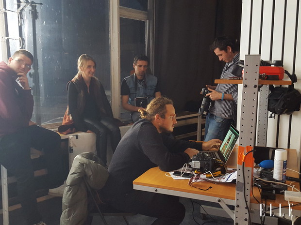 Backstage sesji okładkowej ELLE z Alą Sekułą!