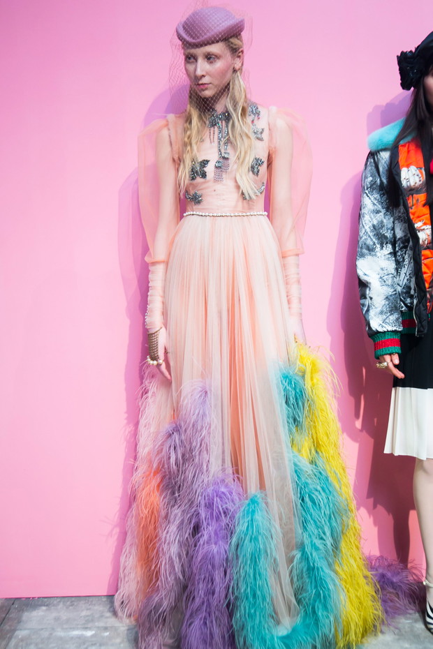 Gucci jesień-zima 2016/2017 - backstage