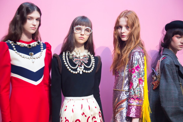 Gucci jesień-zima 2016/2017 - backstage