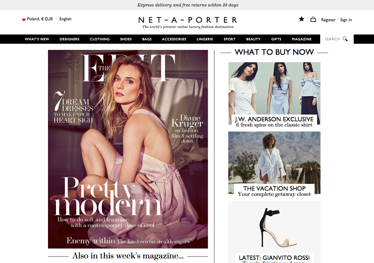 YOOX i Net-A-Porter z 30% zyskiem