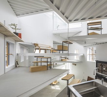 Siedmiopoziomowy dom w Osace, projekt Tato Architects
