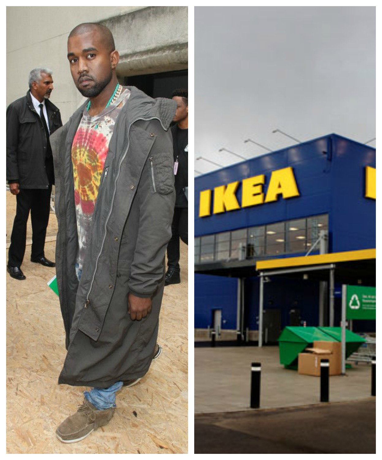 Kayne West z wizytą w siedzibie IKEA