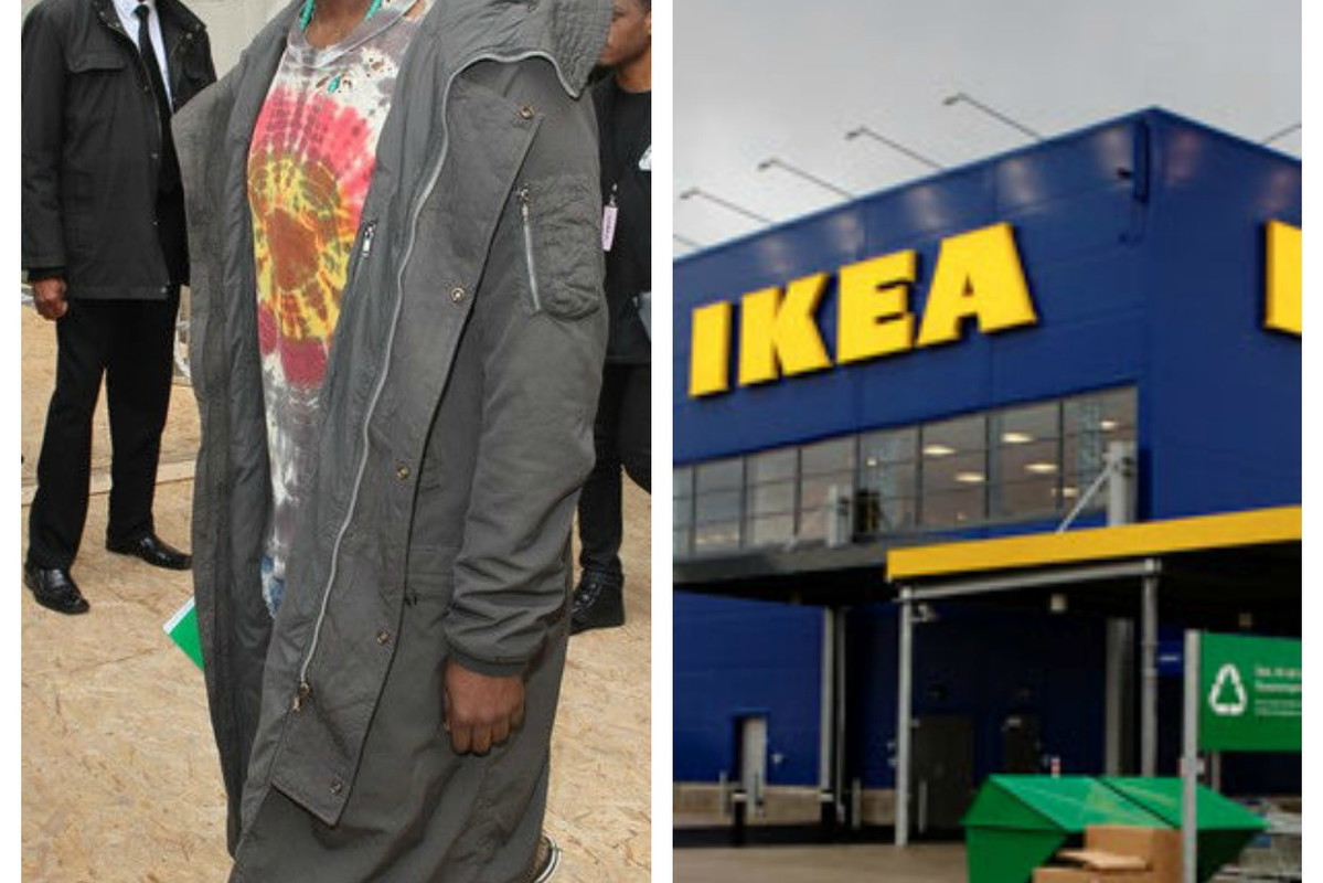 Kayne West z wizytą w siedzibie IKEA
