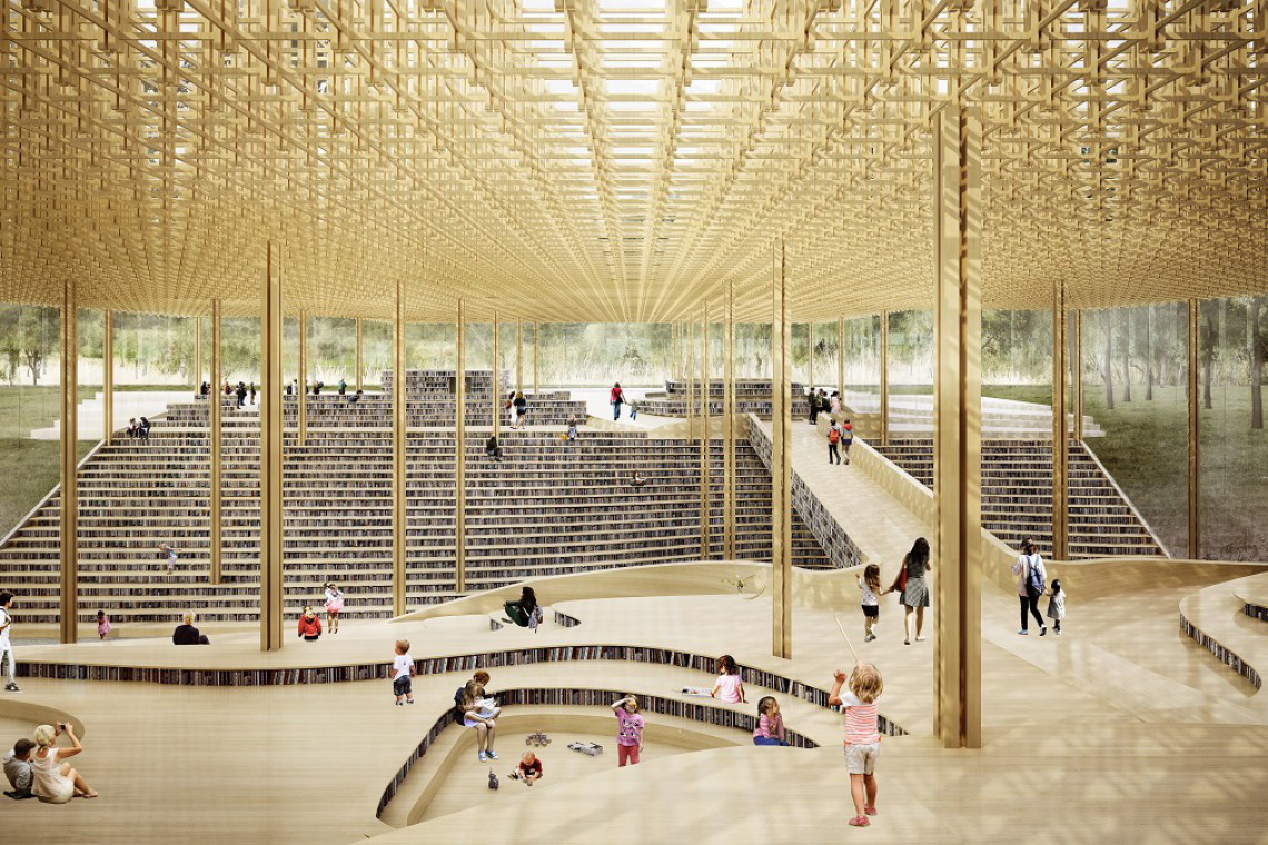 Nagrodzony projekt Biblioteki Pinokia, Gierbienis + Poklewski