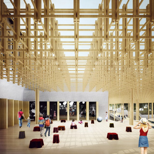 Nagrodzony projekt Biblioteki Pinokia, Gierbienis + Poklewski