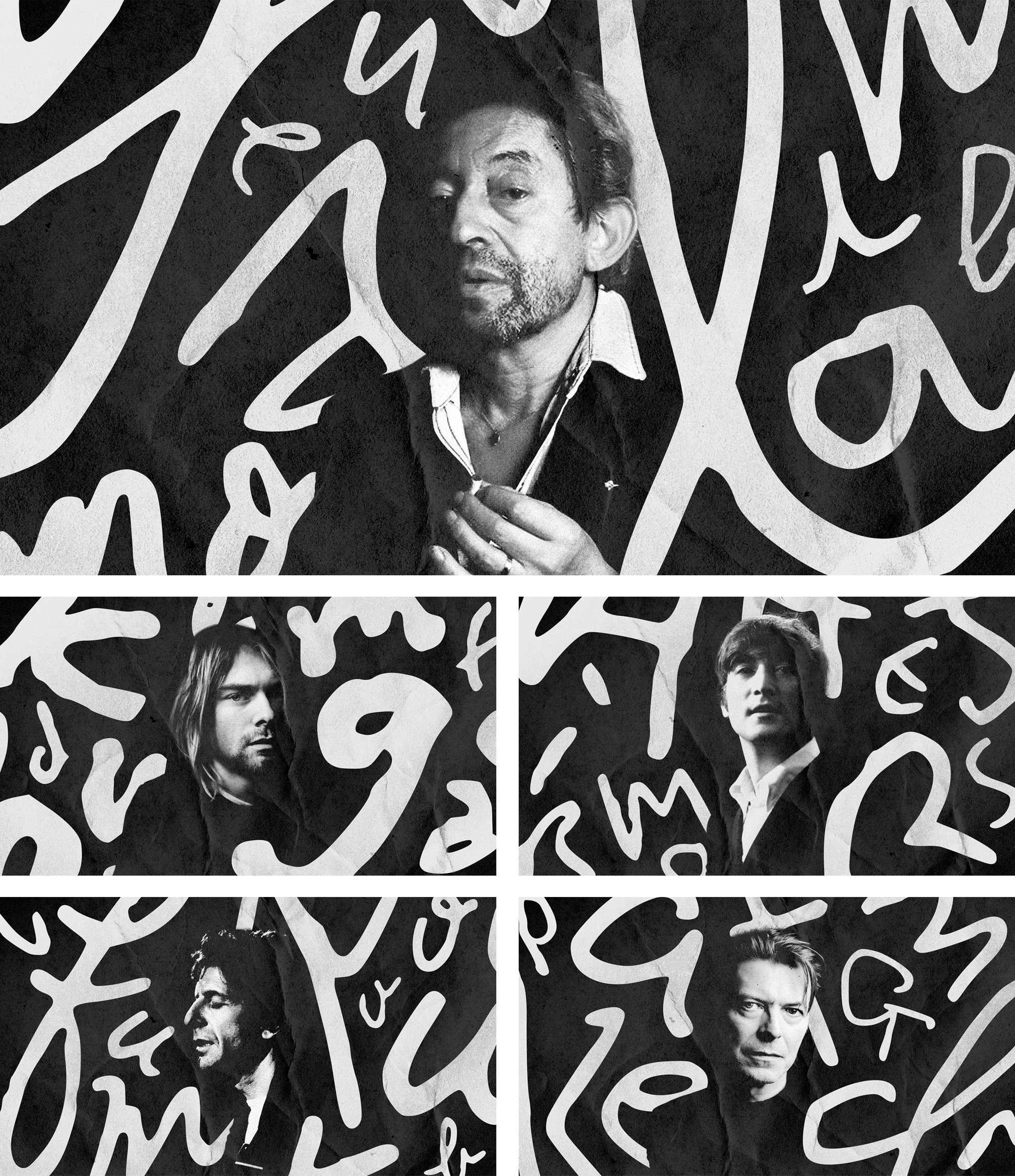 Projekt "Songwriters fonts", Julien Sens i Nicolas Damiens