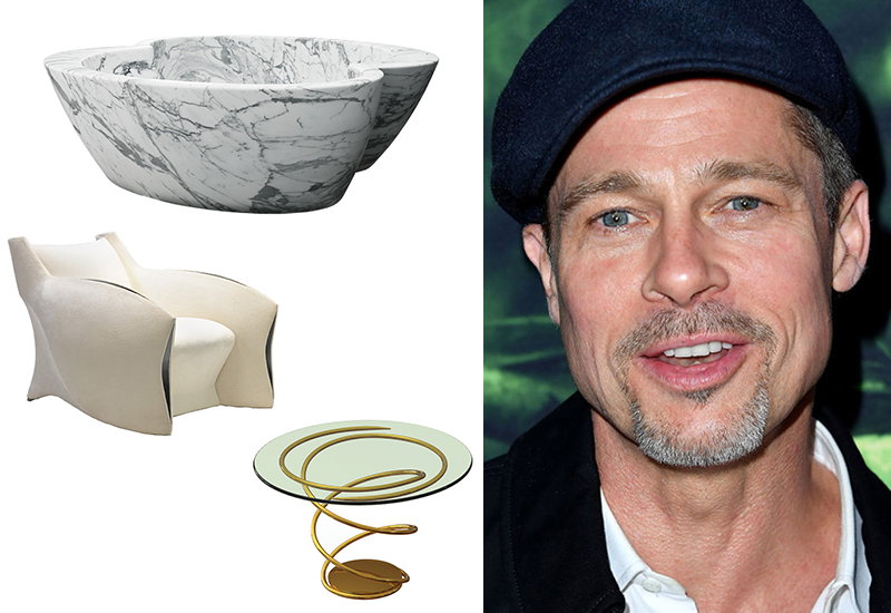 Brad Pitt projektuje meble