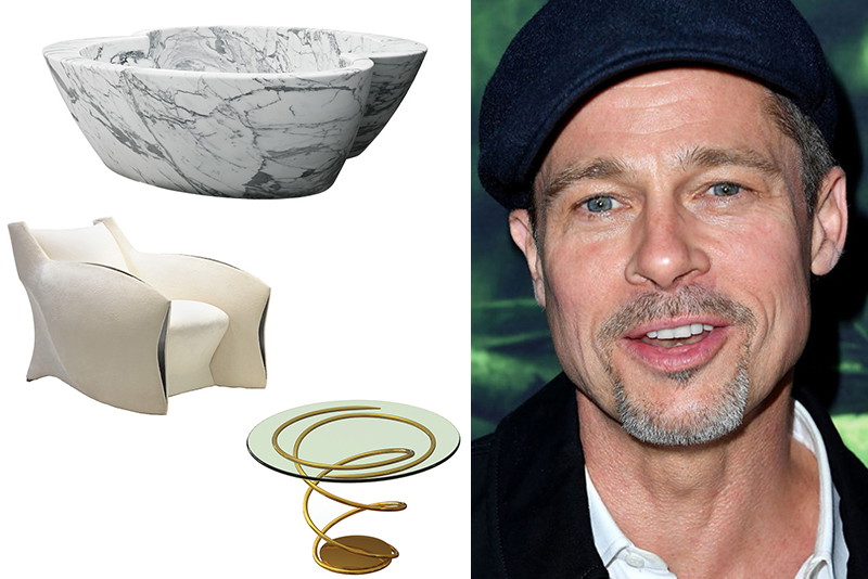 Brad Pitt projektuje meble