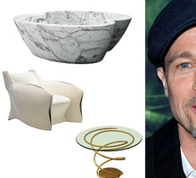 Brad Pitt projektuje meble